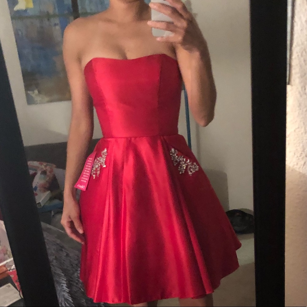 Red Prom and evening dress